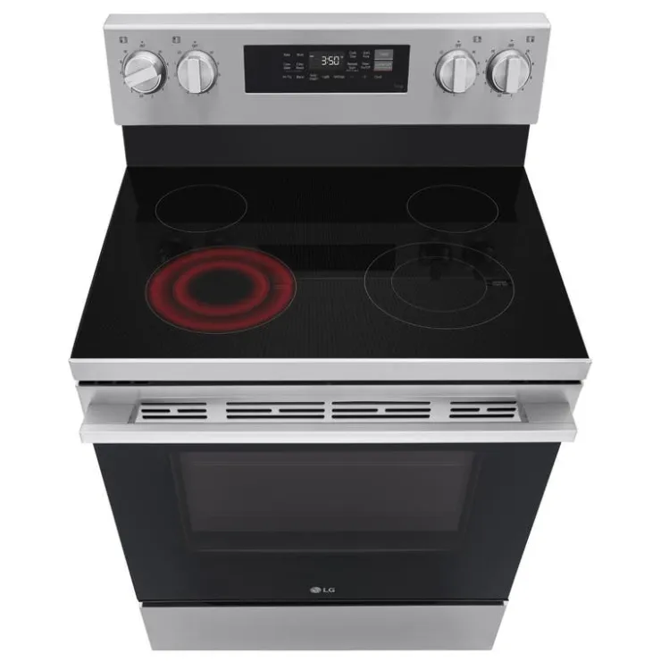 LG Range 30" Electric Glass-Ceramic - LREN6321VE Stainless Steel Clearance