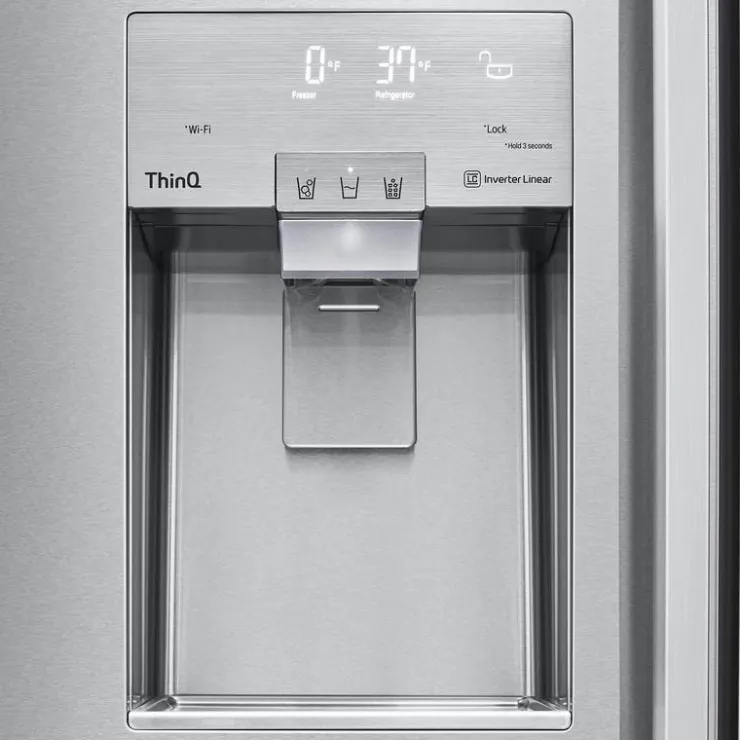 LG STUDIO 26 Cu Ft 42 In Refrigerator Side by side - SRSXB2622S Stainless Steel Clearance