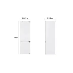 LG STUDIO 9,3 Cu Ft 22 In Refrigerator Bottom Freezer - LSBNC1021P White Sale