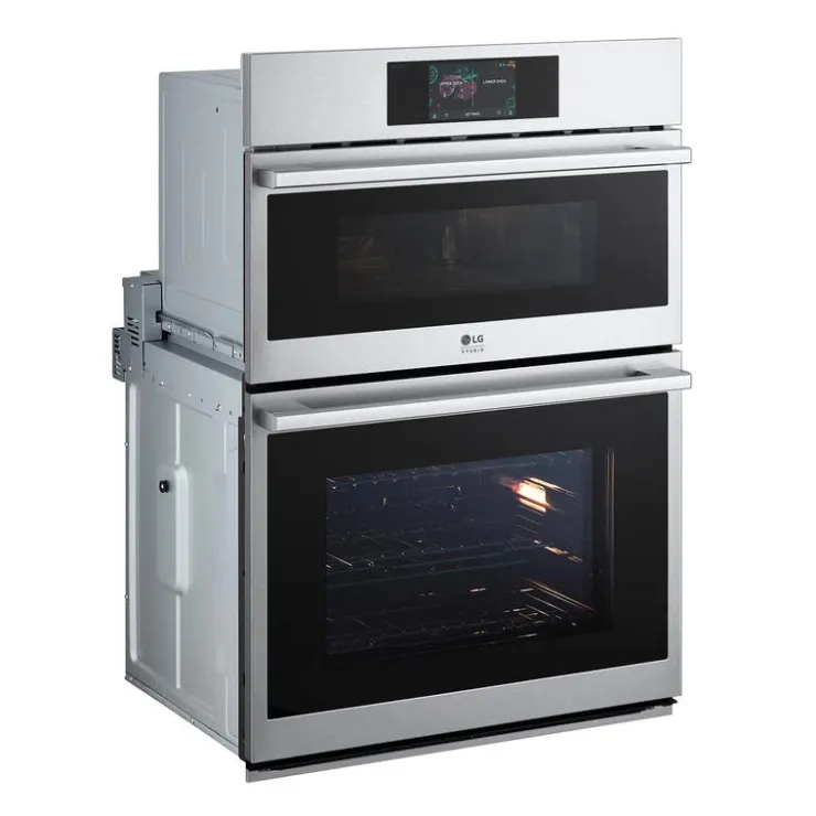 LG STUDIO Double Wall Oven 30" Electric - WCES6428F Stainless Steel Best