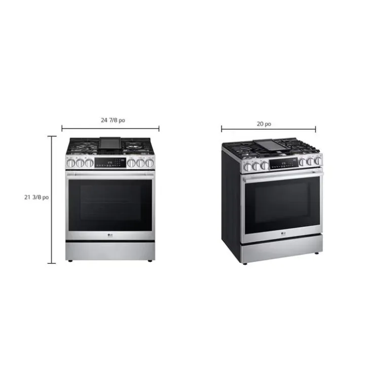 LG STUDIO Range 30" Electric Gas - LSGS6338F Stainless Steel Best