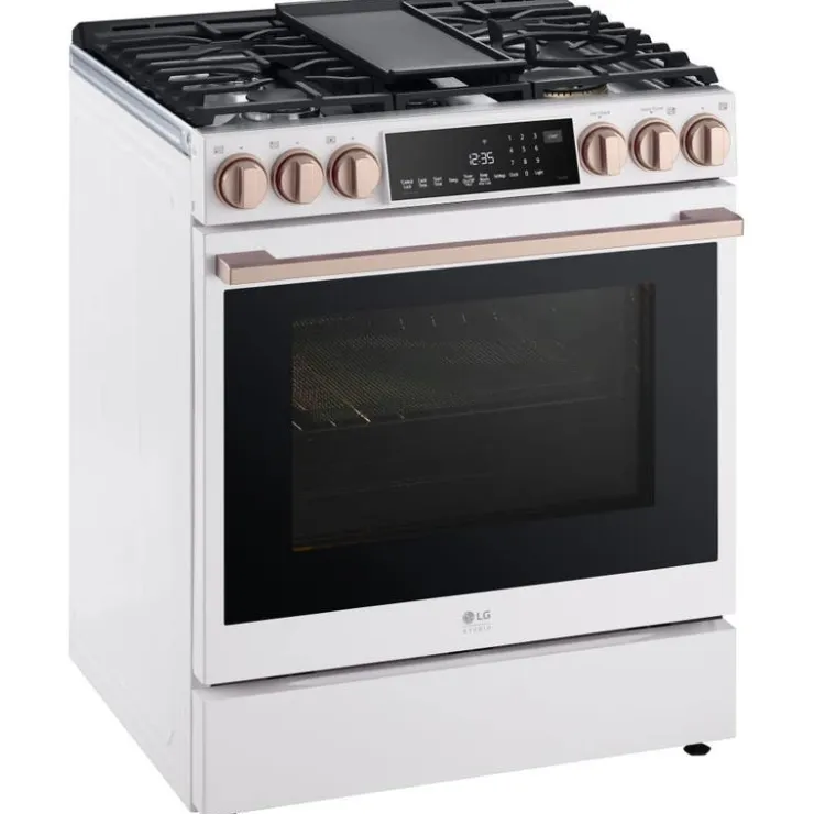 LG STUDIO Range 30" Electric Gas - LSGS6338N White Best
