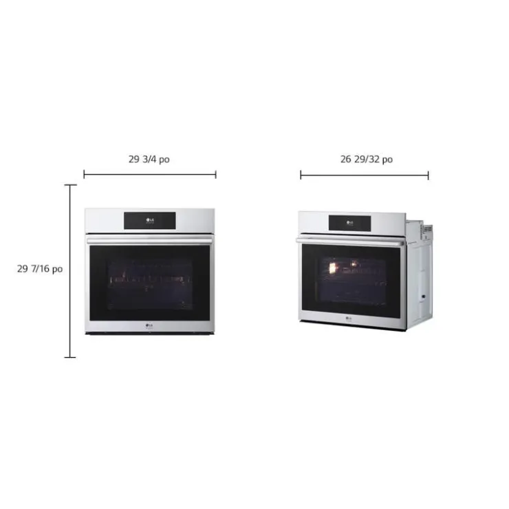 LG STUDIO Wall Oven 30" Electric - WSES4728F Stainless Steel Outlet