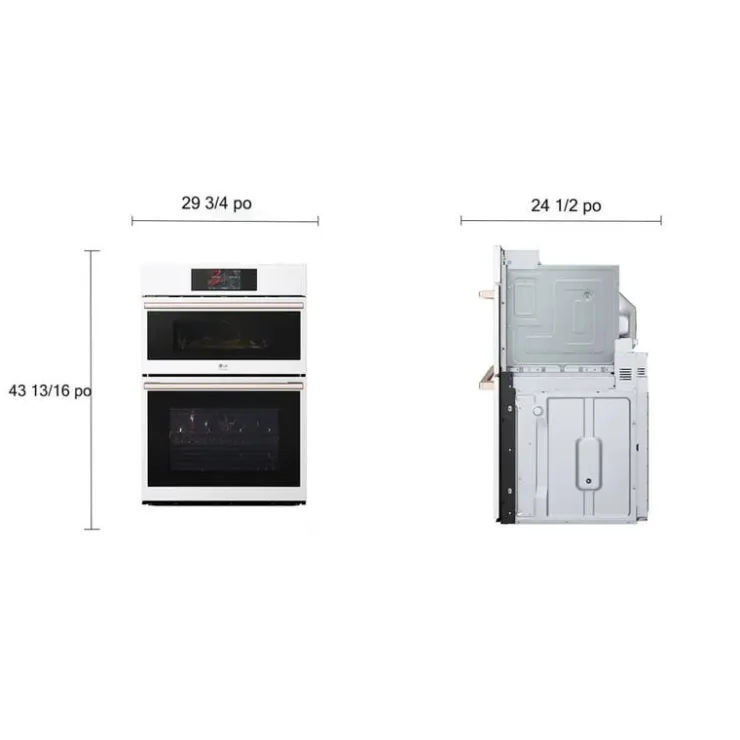 LG STUDIO Wall Oven 30" Electric - WCES6428N White New