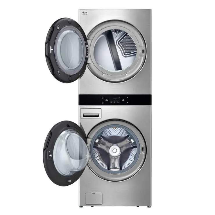 LG STUDIO WashTower, , 27", Front-Load - SWWE50N3 Stainless Steel Clearance