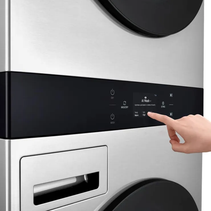 LG STUDIO WashTower, , 27", Front-Load - SWWE50N3 Stainless Steel Clearance