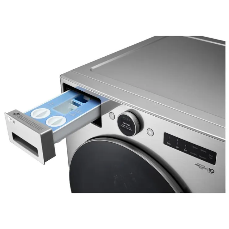 LG Washer & Dryer Kit, , Front-Load - WM5700-DLEX Graphite Steel Outlet