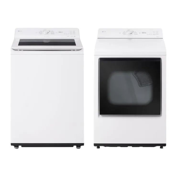 LG Washer & Dryer Kit, , Top-Load - WT-DLE8200 White Online
