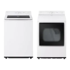 LG Washer & Dryer Kit, , Top-Load - WT8205-DLE White Discount