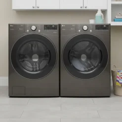 LG Washer & Dryer Sert, , Front-Load - ENS4100 Black Stainless Discount
