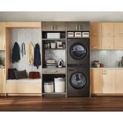 LG WashTower, , 27", Front-Load - WKEX200HBA Black steel Best