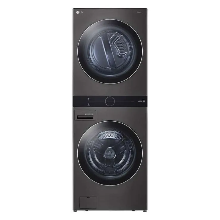 LG WashTower, , 27", Front-Load - WKEX200HBA Black steel Best