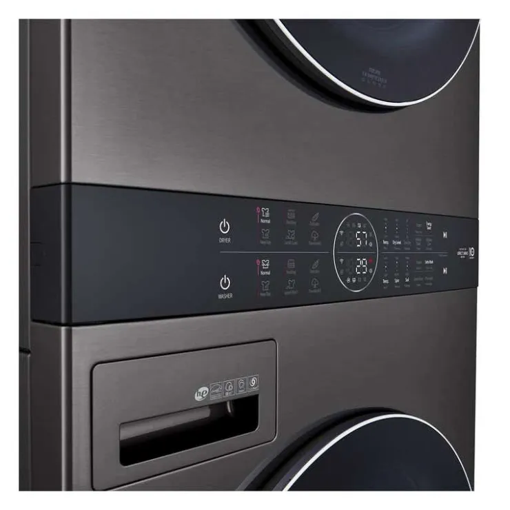 LG WashTower, , 27", Front-Load - WKEX200HBA Black steel Best