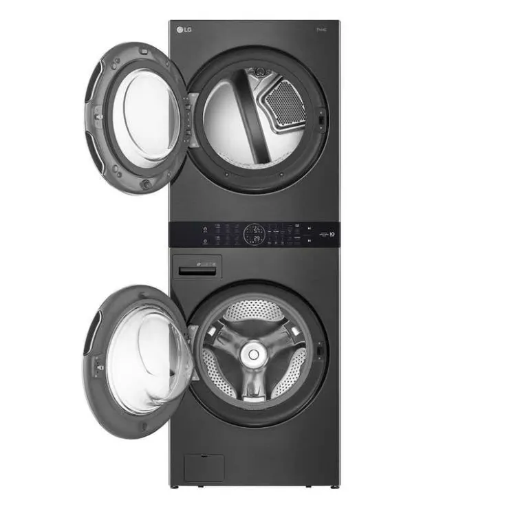 LG WashTower, , 27", Front-Load - WKEX200HBA Black steel Best