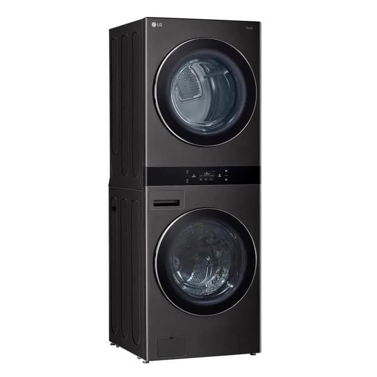 LG WashTower, , 27", Front-Load - WKEX300HBA Black steel Sale