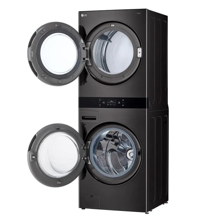 LG WashTower, , 27", Front-Load - WKEX300HBA Black steel Sale