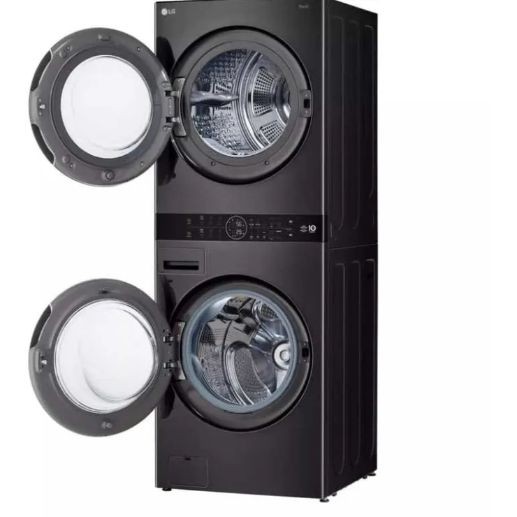 LG WashTower, , 27", Front-Load - WKHC252HBA Black steel Best