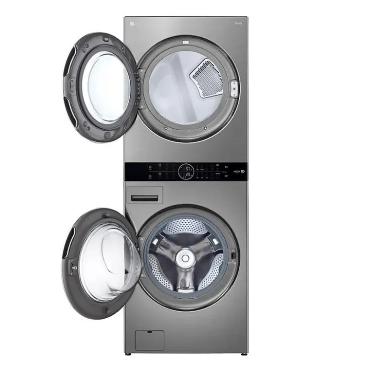 LG WashTower, , 27", Front-Load - WKEX200HVA Stainless Steel New