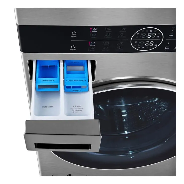 LG WashTower, , 27", Front-Load - WKEX200HVA Stainless Steel New