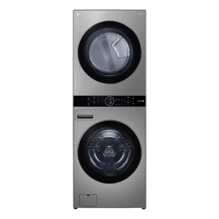 LG WashTower, , 27", Front-Load - WKEX200HVA Stainless Steel New
