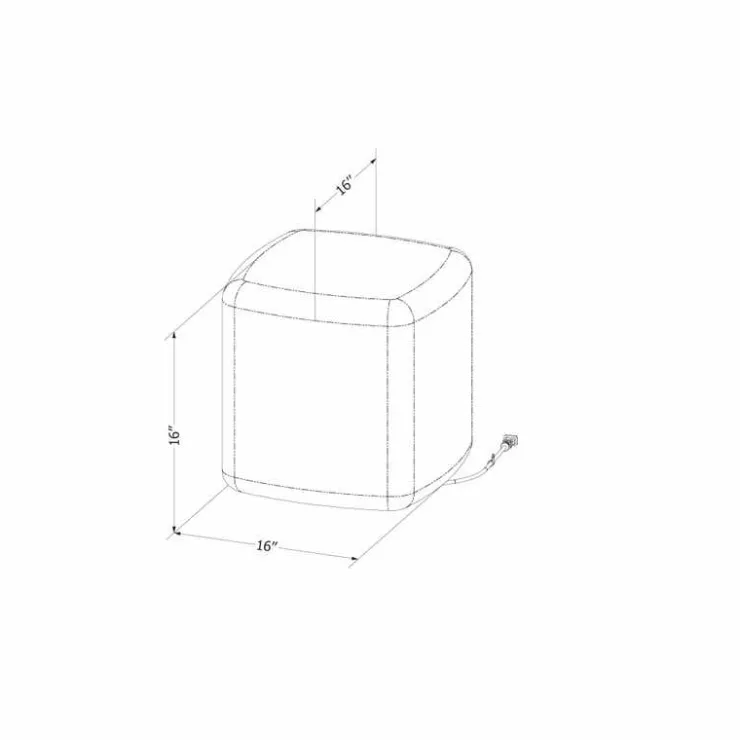 Meubles South Shore Lighted Nightstand - South Shore White Outlet