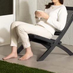Meubles South Shore Lounge Chair Black Outlet