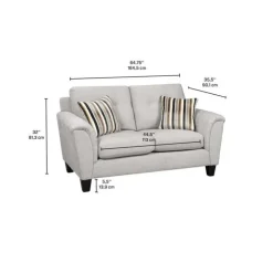 Sofa By Fancy Loveseat Greige Sale