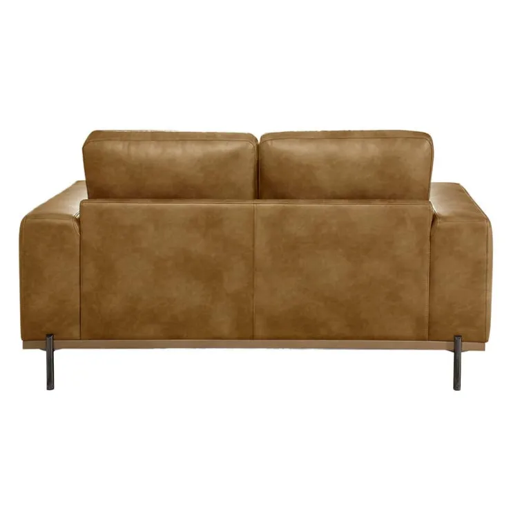 Loveseat with Deep Seating - Brown Discount