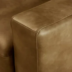 Loveseat with Deep Seating - Brown Discount