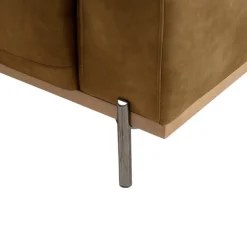 Loveseat with Deep Seating - Brown Discount