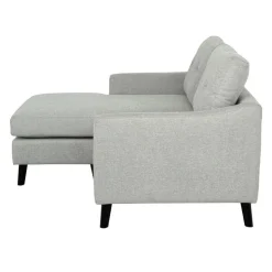 Loveseat with Reversible Chaise - Light Grey Discount