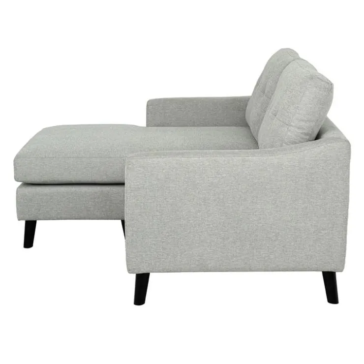 Loveseat with Reversible Chaise - Light Grey Discount