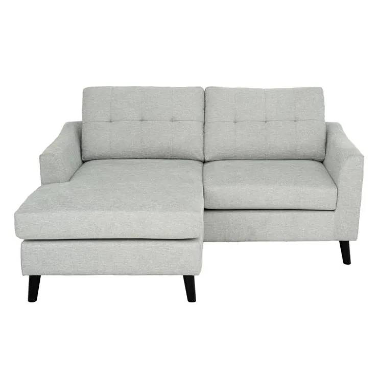 Loveseat with Reversible Chaise - Light Grey Discount