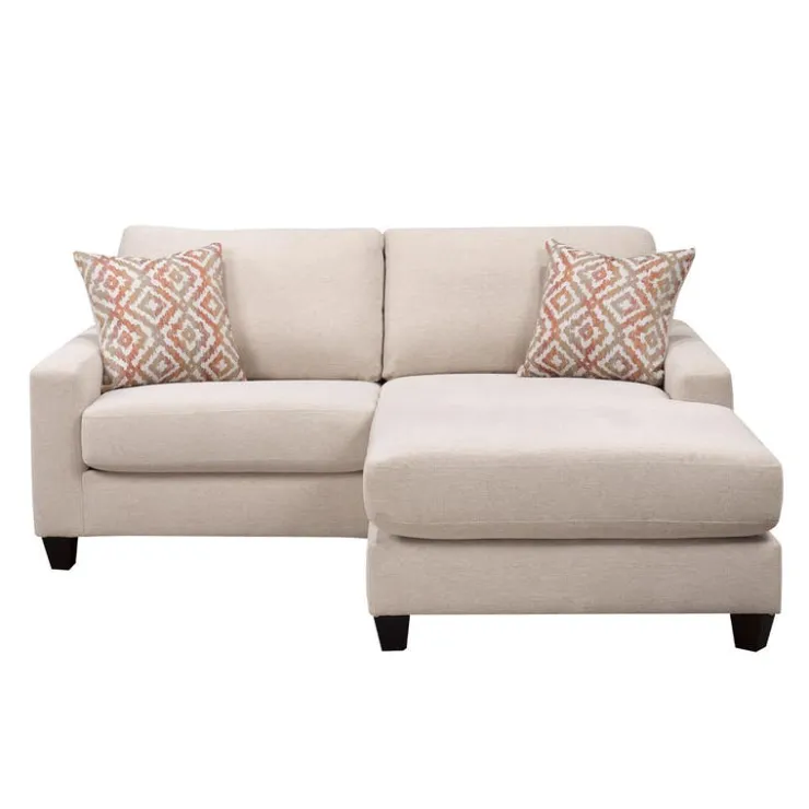 Sofa By Fancy Loveseat with Reversible Chaise Beige Sale