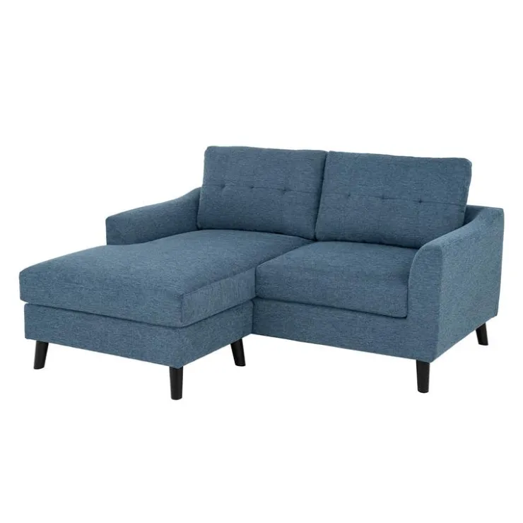 Loveseat with Reversible Chaise - Blue Best