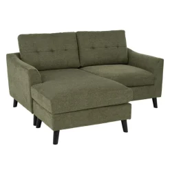 Loveseat with Reversible Chaise - Green Best