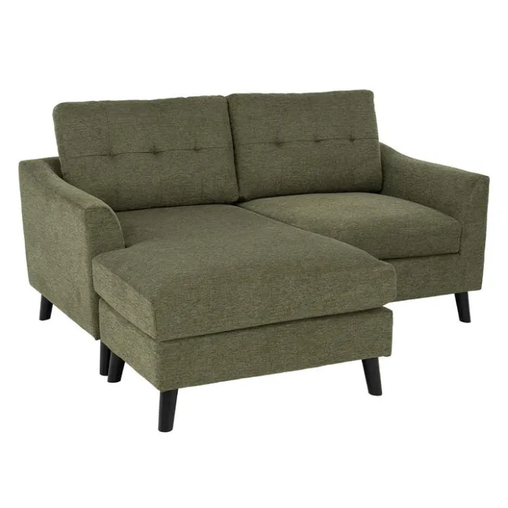 Loveseat with Reversible Chaise - Green Best