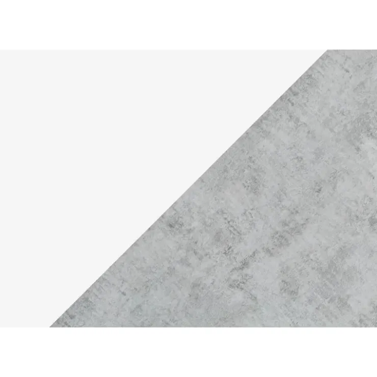 Monarch L-shaped computer desk / cement-look top - Grey Outlet