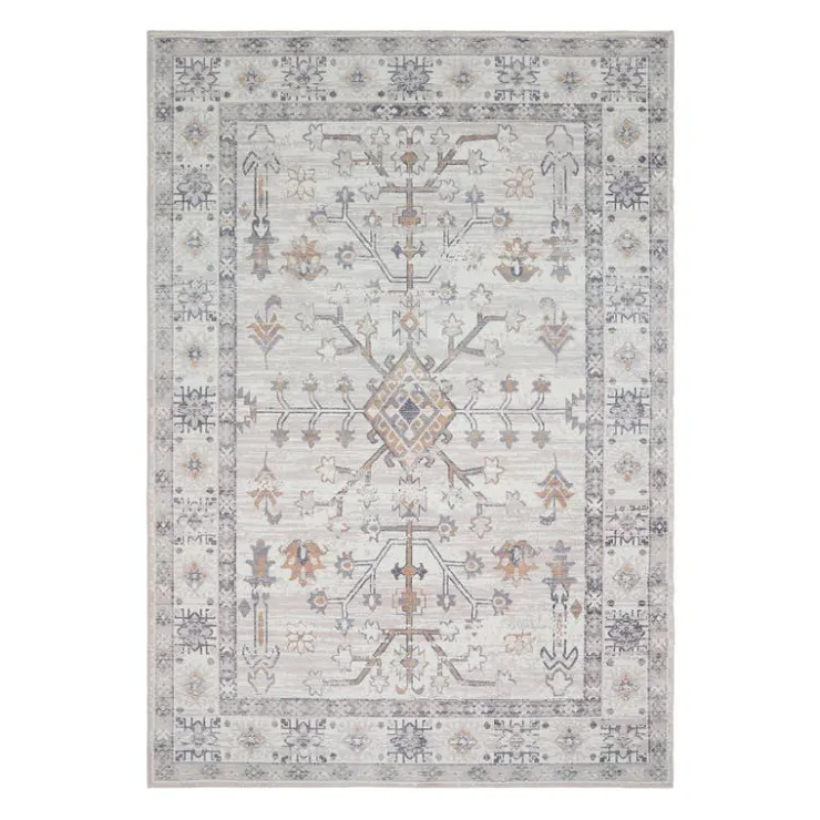 Machine Washable Indoor Rug - 5 x 7 Beige/Grey/Gold Best