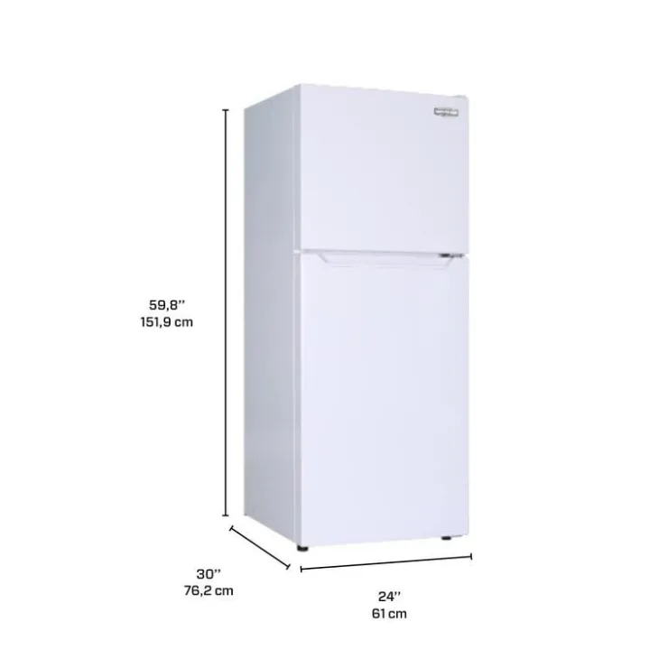Marathon 12 Cu Ft 24 In Refrigerator Top Freezer - MFF123W White New