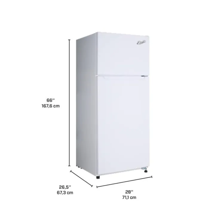 Marathon 15 Cu Ft 28 In Refrigerator Top Freezer - EFF148W-1 White Clearance