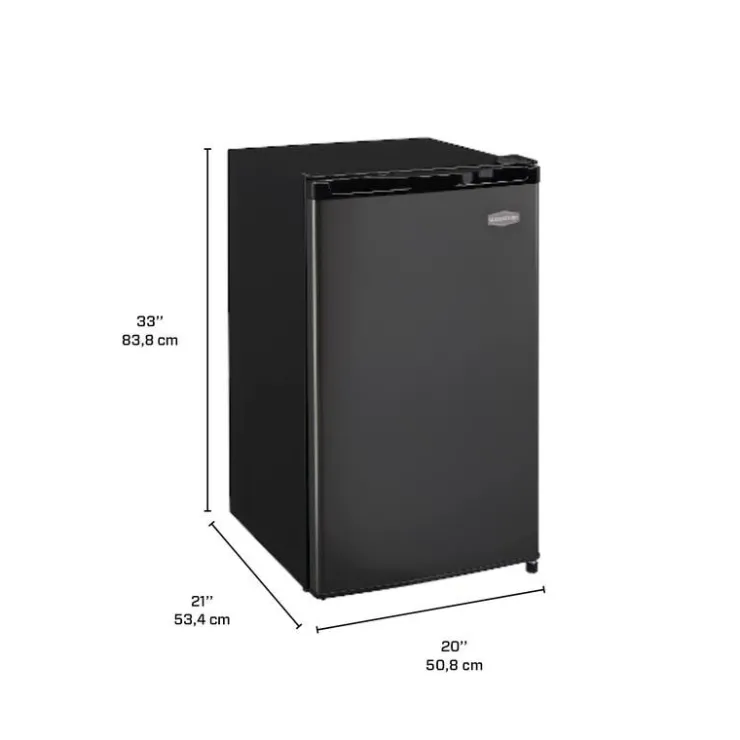 Marathon 4.4 cu.ft Compact Luxury Refrigerator Compact - MAR46BLS Black Discount