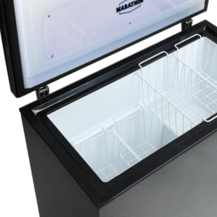 Marathon Freezer , Honrizontal, 37" - MCF701GRD Black Granite
