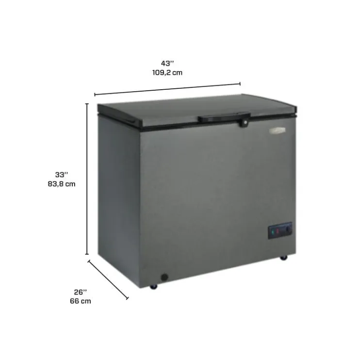 Marathon Freezer , Honrizontal, 43" - MCF101GRD Granite New