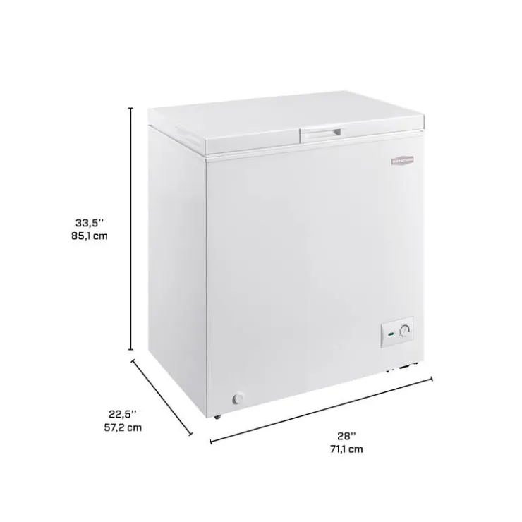Marathon Freezer , Honrizontal, 28" - MCF51W White Clearance