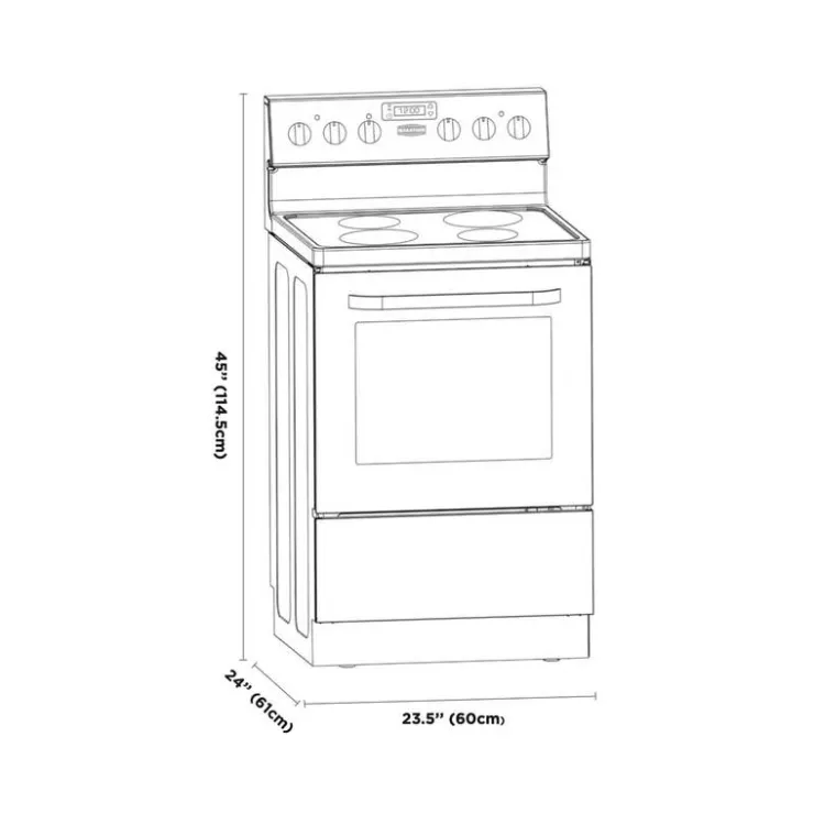 Marathon Range 24" Electric Glass-Ceramic - MER245SS-2 Stainless Online