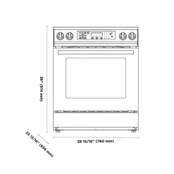 Marathon Range 30" Electric Glass-Ceramic - MSCER3080SS Stainless Outlet