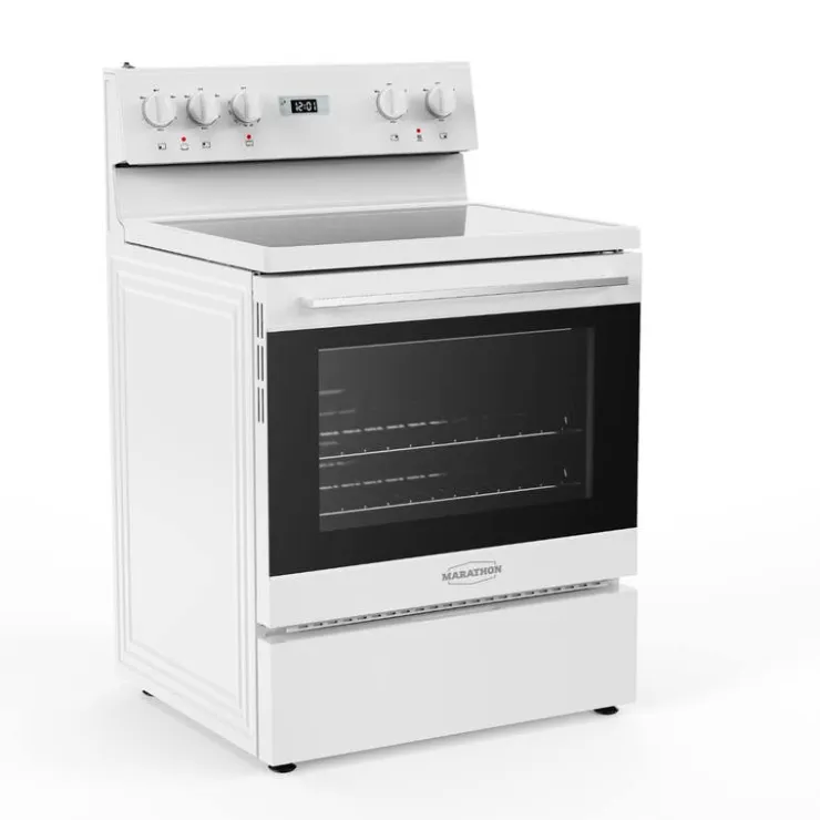 Marathon Range 30" Electric Glass-Ceramic - MER3070W White Online