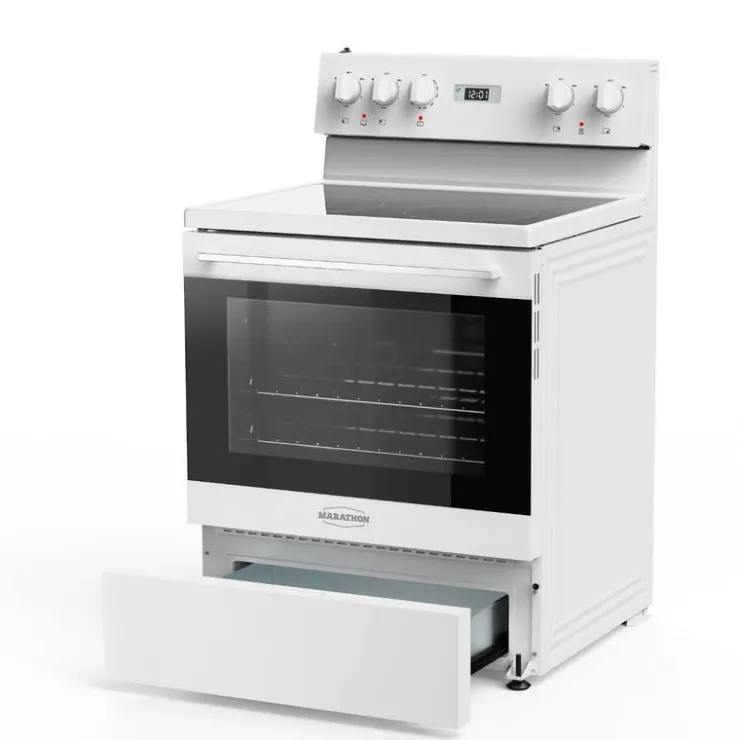 Marathon Range 30" Electric Glass-Ceramic - MER3070W White Online