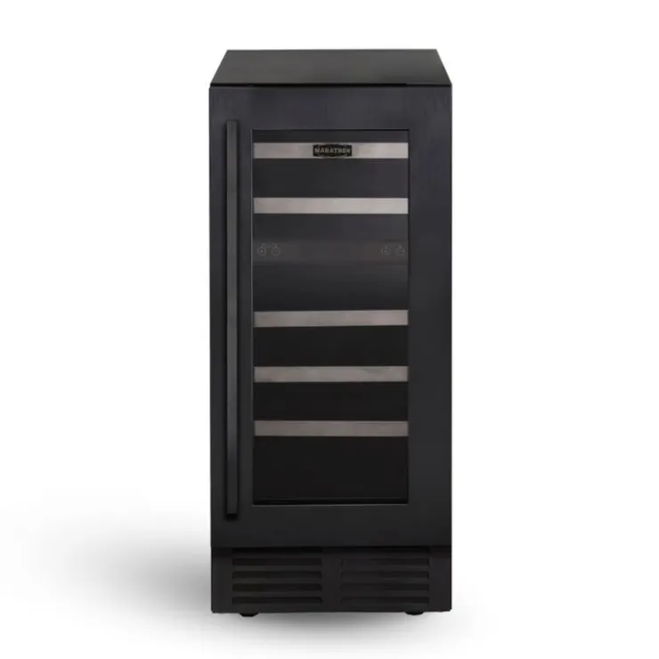 Marathon Wine Cooler 15" - MWC28-DBLS-1 Black Discount